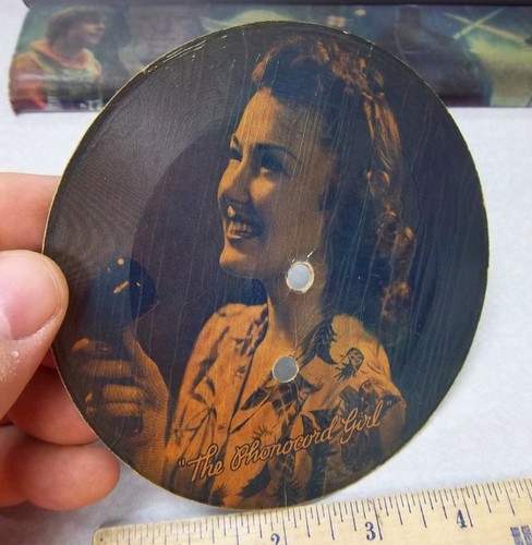 RARE Packard Bell Promo 5 inch 78 rpm phonograph record THE PHONOCORD GIRL - Imagen 4 de 4