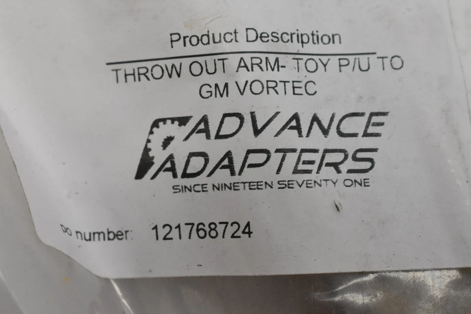 Adaptadores Avanzados 716179V Horquilla de Embrague Vortech Acero Zinc Chapado Chevy V8 Foto 4 de 4