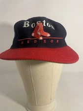 Vintage 90s Boston Red Sox Snapback Hat Cap Twins Enterprise