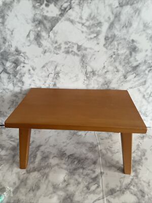 American Girl Angelina Ballerina Table Kitchen Dining Room Wood Table Vtg  2000