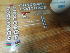 Concorde Squadra white kit vinyl decal sticke...