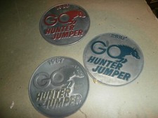 3 Go Hunter Jumper Horse  Metal Plaque Sign 1987 1989 1980
