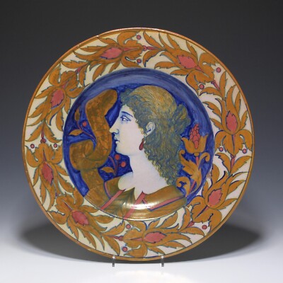 Urbino / Deruta Renaissance Style Wall Plate BELLA IVANA 1521 - Italy 19th. C.