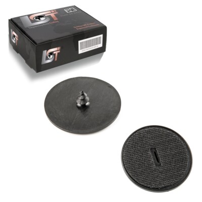 2x Für BMW 1er 7er Fussmatten Teppich hinten Klettelement Schraube