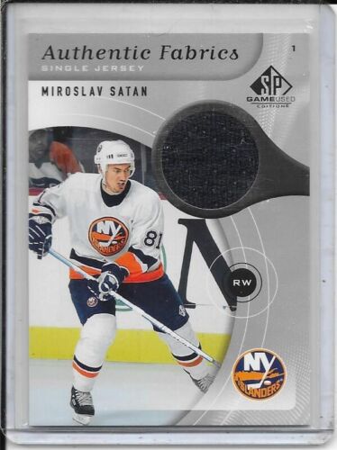 2005-06 SP Game Used Miroslav Satan Authentic Fabrics Jersey # AF-SA - Picture 1 of 2