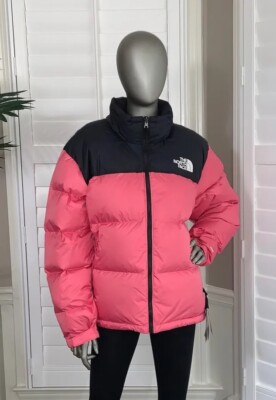 The North Face Womens 1996 Retro Nuptse 700-Down Jacket Cosmo Pink Size XXL NWT