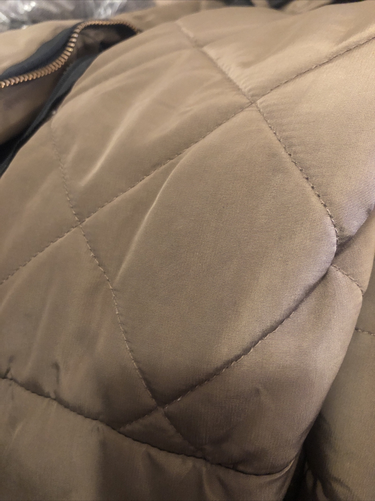 Zara Basic Ladies Brown Feather & Down Filled Hoo… - image 10