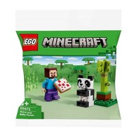 Lego Minecraft Steve Und Baby Panda Polybag Set 30672