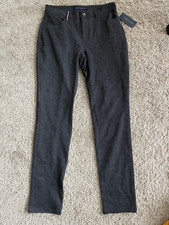  90 NWT TOMMY HILFIGER Women's Size 6 Long Pants DK Charcoal Gray Viscose Nylon