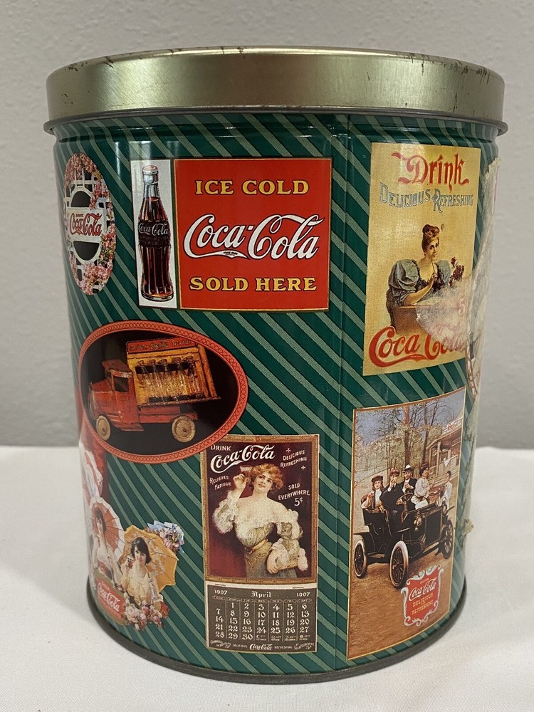 Vintage Coca Cola Advertising 700-Piece Jigsaw Puzzle Sealed in Bag With Tin