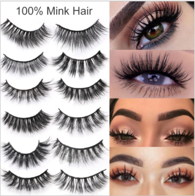 3D Mink  | False Eyelashes | Dramatic Look and Feel | Reusable | Non-Magnetic | 