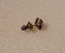 Gold Tone Knot Tie Tack Pin