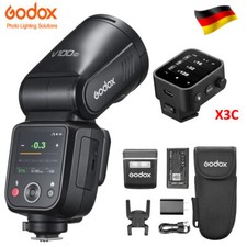 Flash fotocamera Godox V100C 100 W TTL per Canon + trigger flash wireless X3-C