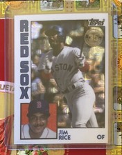 Jim Rice 2019 Topps Silver Pack Chrome 1984 REFRACTOR Red Sox