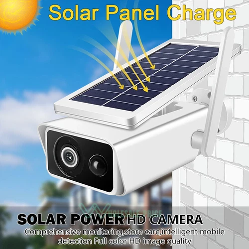 1080P HD Wireless Solar WiFi Cámara IP de seguridad para el hogar al aire libre