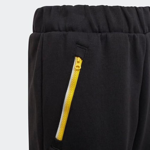 adidas x Lego Jogger Sweat Pants Kids 3 Stripes Black Size Large NWT - Picture 2 of 11