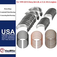 Crankshaft Main Bearings Rod Bearings Piston Rings For 99-2015 Chevy Gm 4.8 5.3l Crankshaft Main Bearings Rod Bearings Piston Rings For 99-2015 Chevy Gm 4.8 5.3l