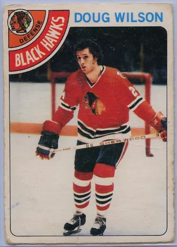 1978-79 O-PEE-CHEE HOCKEY #168 DOUG WILSON RC ROOKIE HOF GOOD RAW (2023-115)