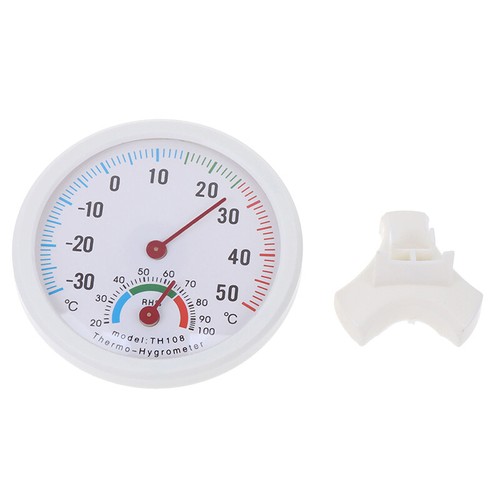 Mini indoor outdoor hygrometer humidity gauge thermometer temperature met_F9 - Picture 3 of 10