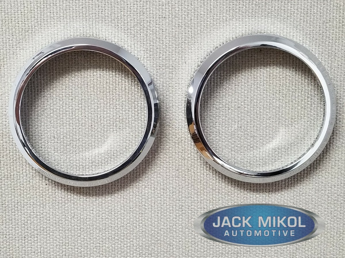 Hummer Made Rings Hummer H2 Chrome Rings Chrome Billet Aluminum Front 12V Plug Rings For ...