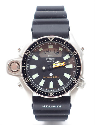 Citizen Aqualand Promaster JP2000 Diver Watch Ref C520-Q00371 Deep Cloc Uhr