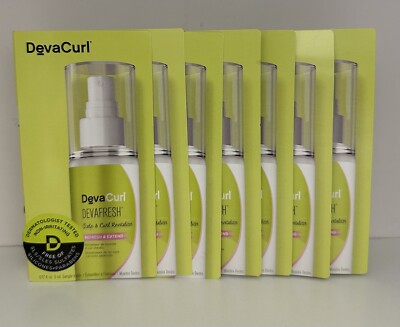 DEVACURL DEVAFRESH Scalp Curl Revitalizer Refresh Extend .17 oz Samples X 7