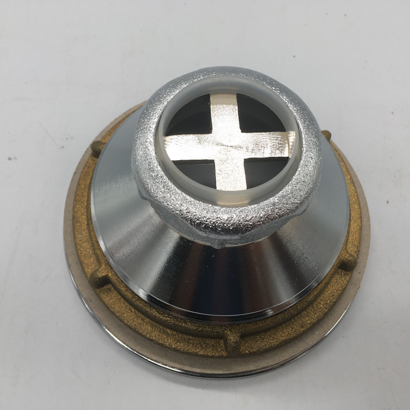 Chrome Plated Brass Duo Basket Strainer, Part No. S14007 Jones Stephens Corp