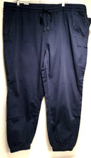 Women's XXL GAP Blue Twill Drawstring Joggers NWT Pants