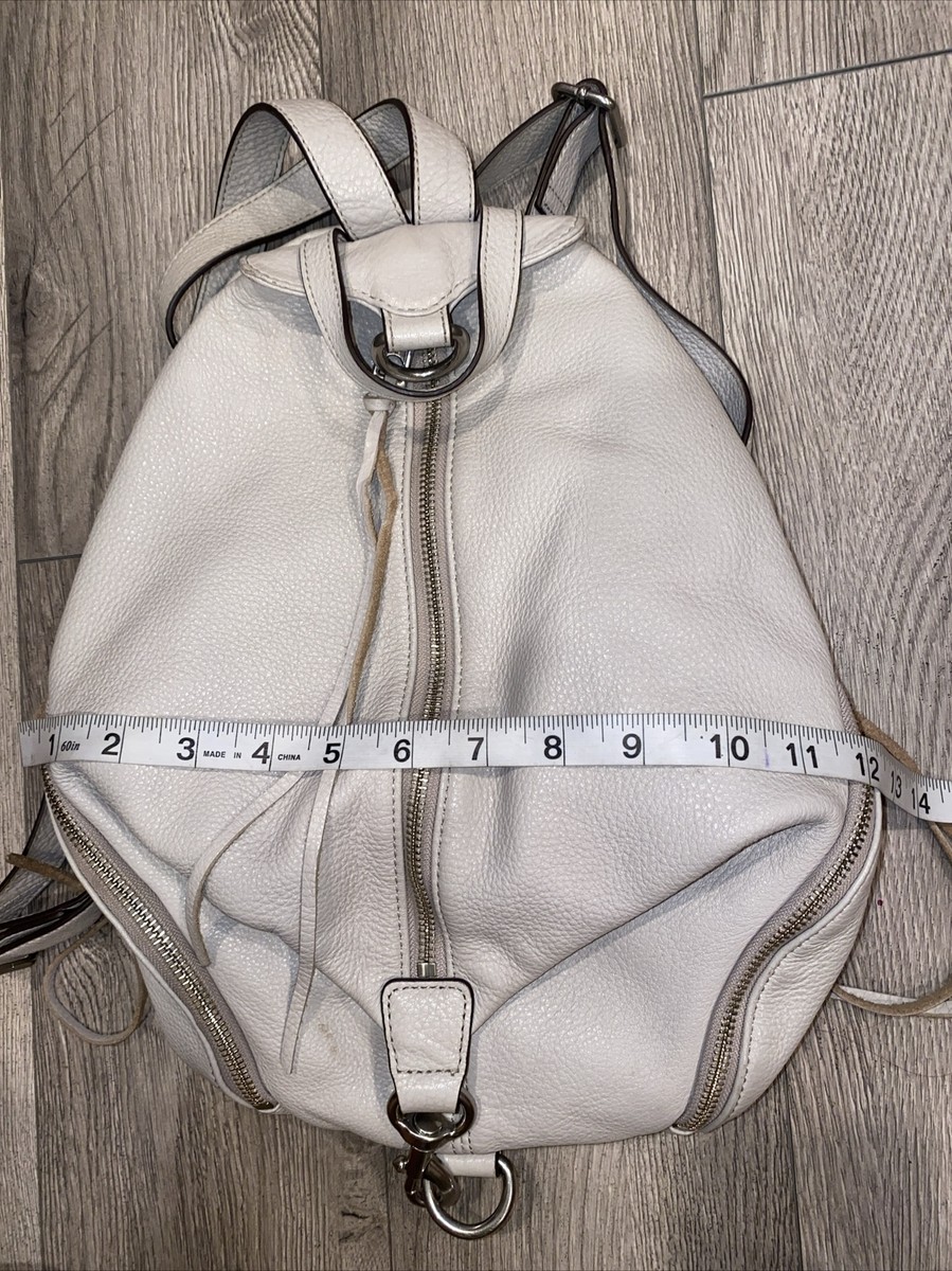 Rebecca Minkoff Light Gray Leather Backpack | eBay