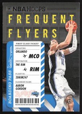 2020-21 Hoops Frequent Flyers Aaron Gordon #1 Orlando Magic