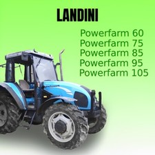 Manuale Officina per Landini 60 75 85 95 105 Powerfarm Su Usb