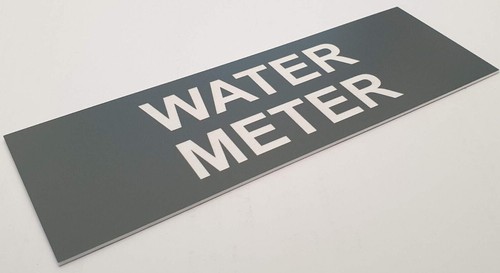 Water Meter Sign Plaque Cupboard Utility Room Shed - Picture 111 of 230