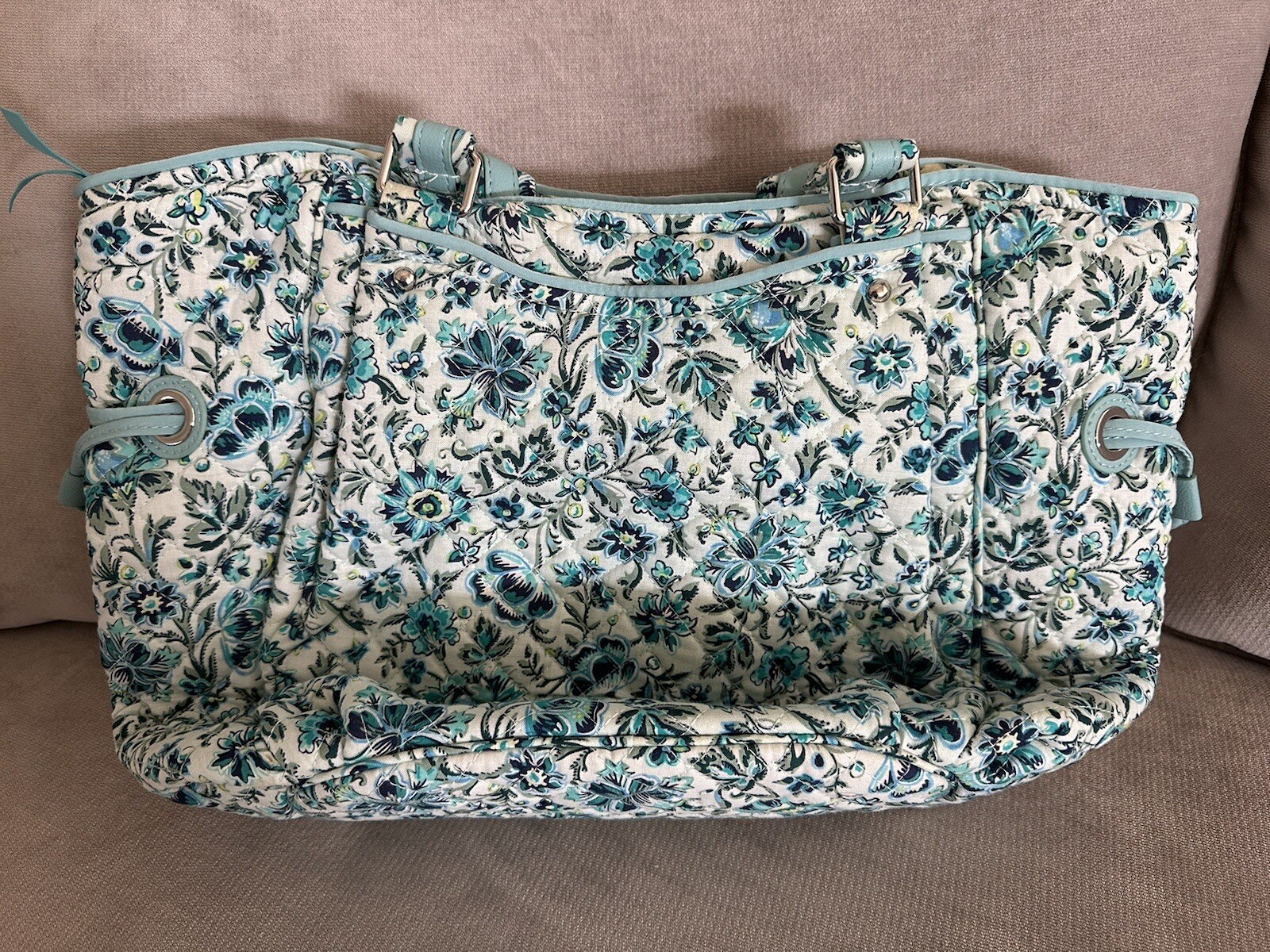 Vera Bradley Cloud Vine Glenna Satchel eBay