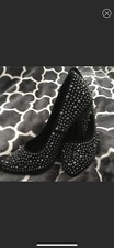 rock and republic high heels, studded, edge, rhinestones 