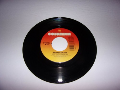 Michael Bolton: To Love Somebody / Now That I Found You / 45 Rpm 1991 VG+ - Imagen 2 de 2