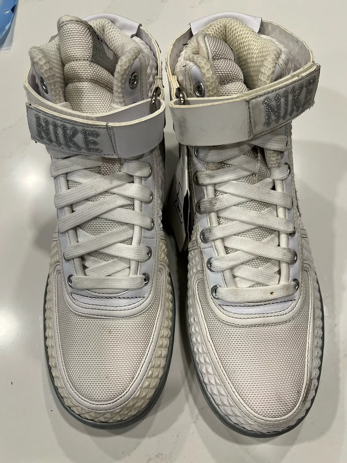 Nike Vandal High Supreme EX homme blanc métallisé   Deadstock   Taille 9   Neuf avec boîte