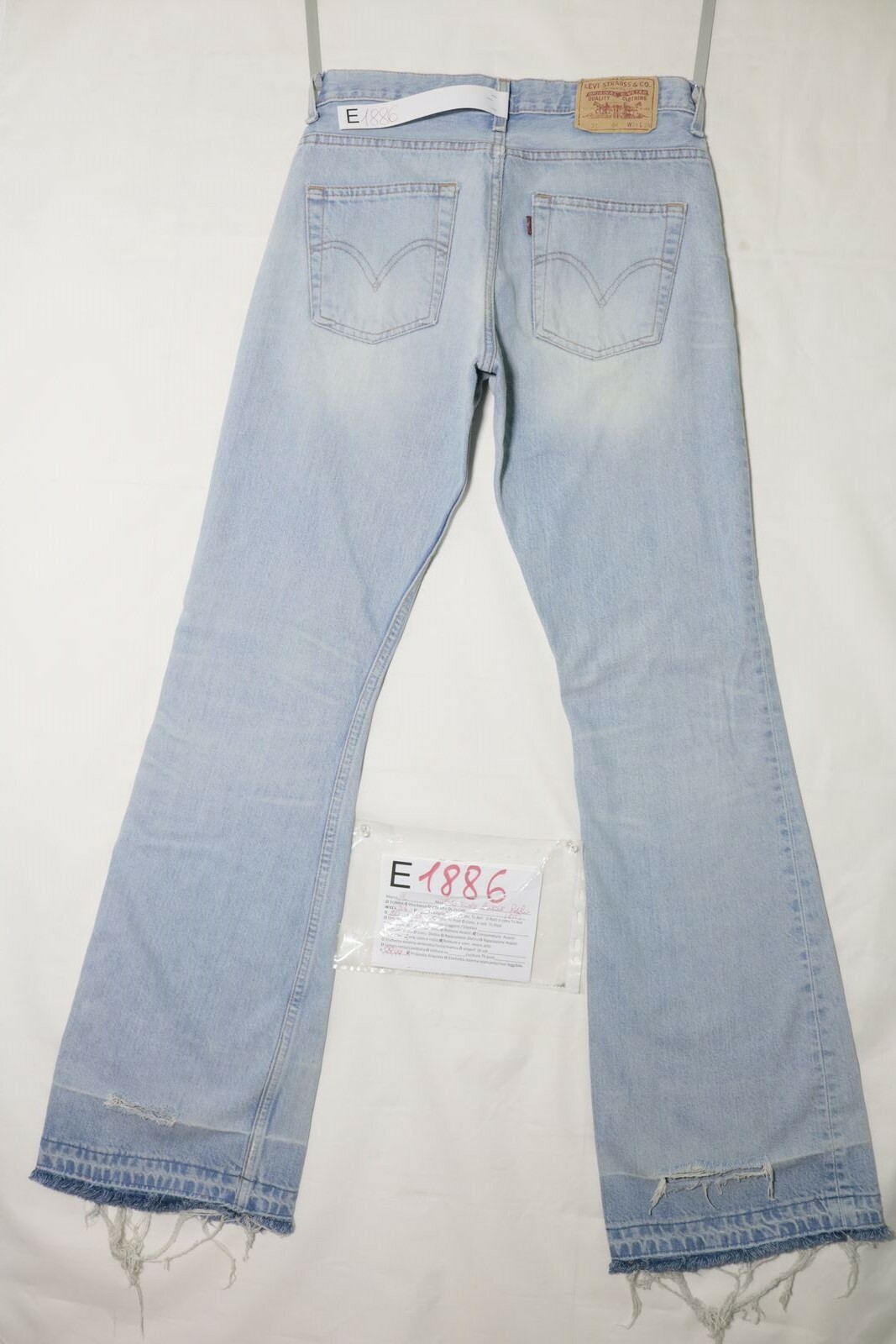 Levi's 516 Bootcut Jeans RARE Used W31 L34 Denim Bootcut A zampa image 5