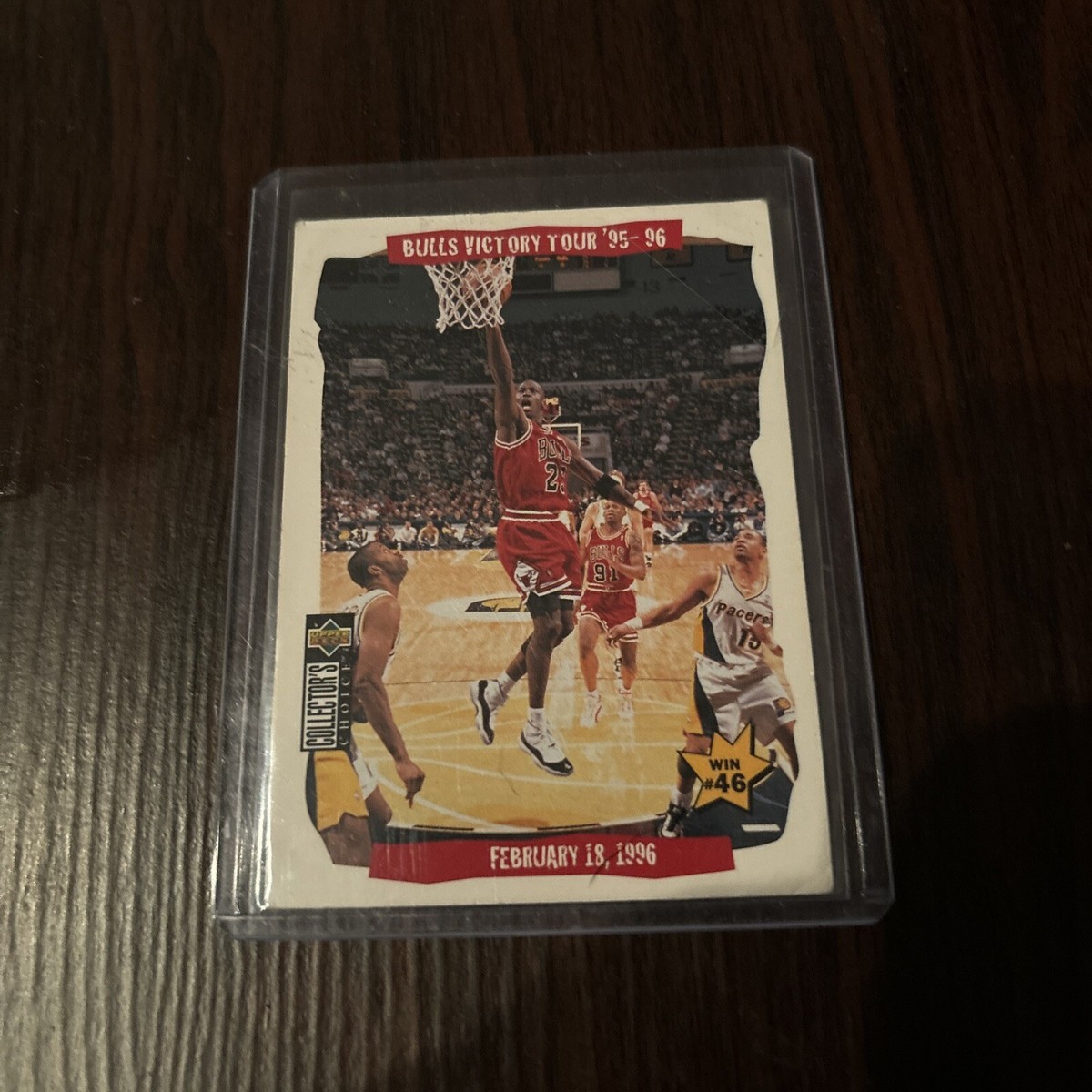 1996 Upper Deck # 26 Michael Jordan Bulls Victory Tour