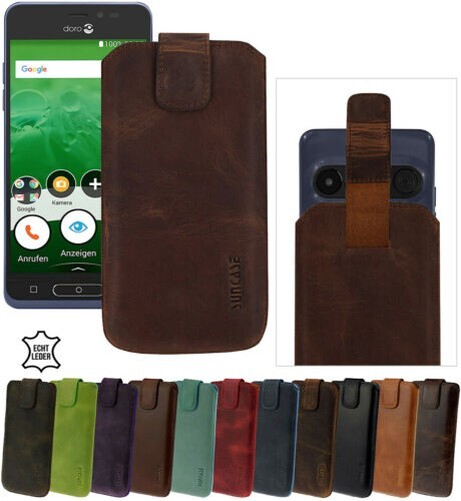 Exclusive Leather Case Cover 1A Protective Case Bag For Doro 8035