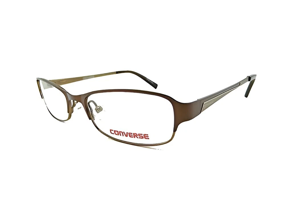 New Converse Eyeglasses w Soft Case Explore Brown 47 16 130 Kids