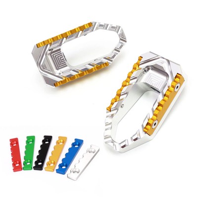 TRC Rider Front Silver Wide Touring Foot Pegs For Buell XB9R Firebolt 2002-2007