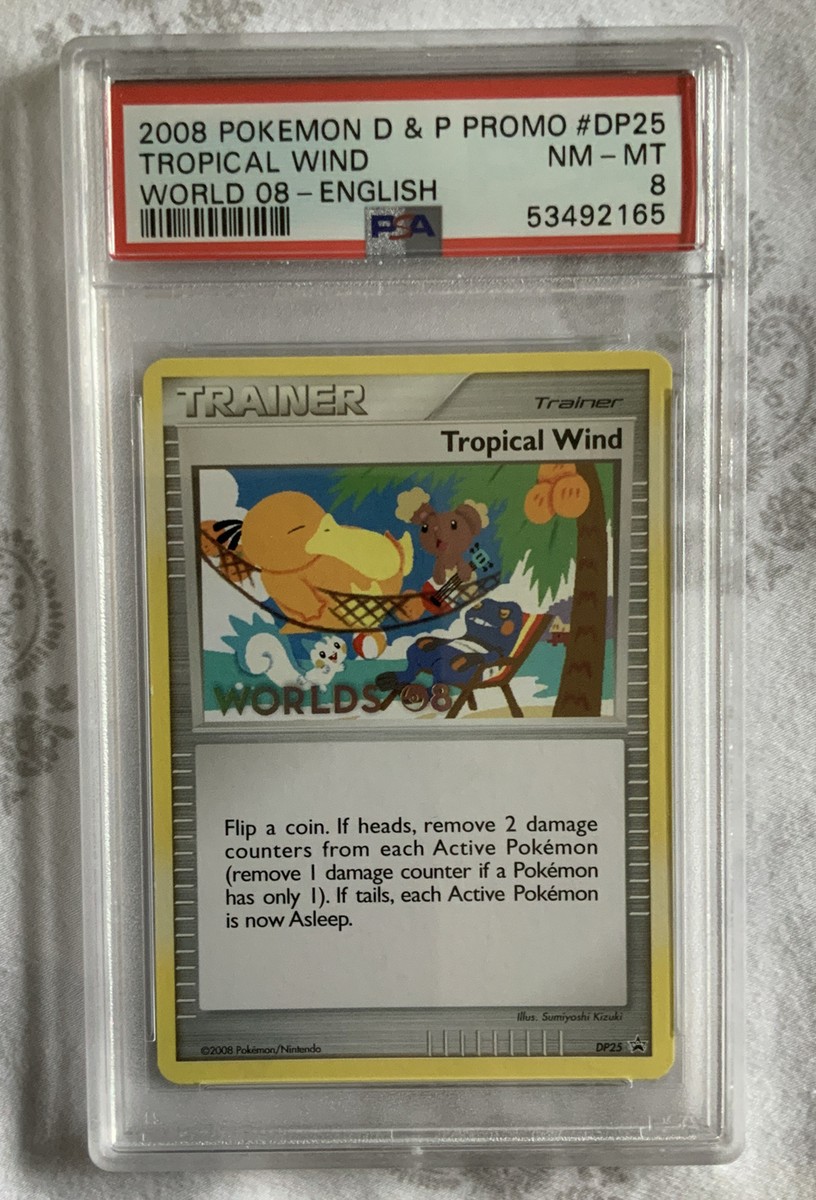 トロピカルウインド WORLDS 2008 プロモ - PSA NM-MT8 Tropical Wind DP25 PSA 8 NM-MT 2008 Worlds Promo Pokémon