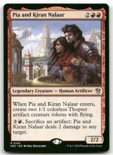 Pia and Kiran Nalaar #105 MTG Aetherdrift NM X1