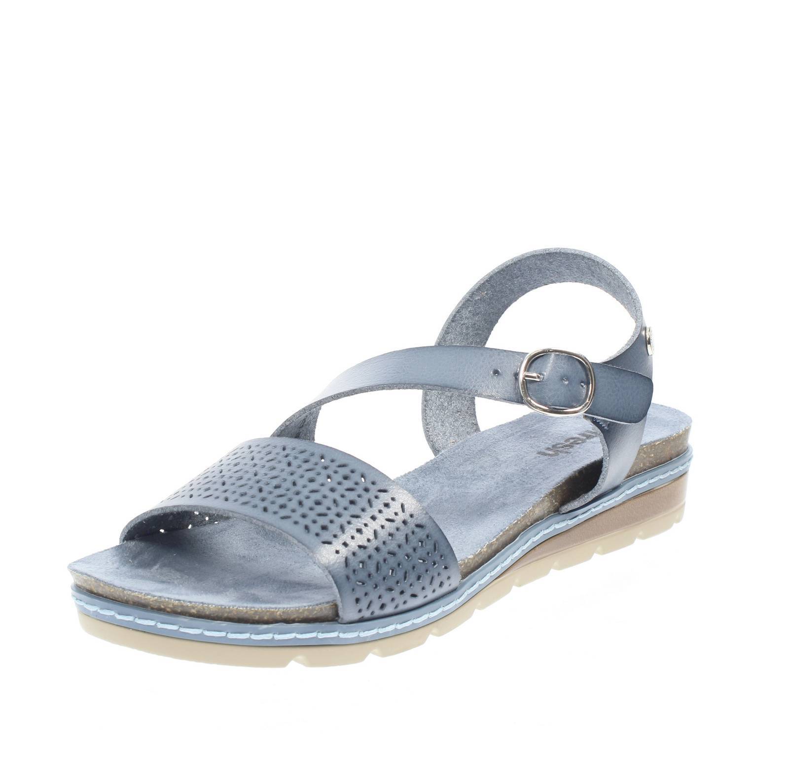 Xti Refresh Sandali Con Plateau E Cinturino Azzurro - Taglia 40 [26.3cm] Scarpe