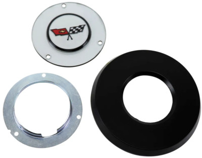 1982 Corvette Horn Button Emblem Retainer Kit For Tilt & Telescopic Steering NEW