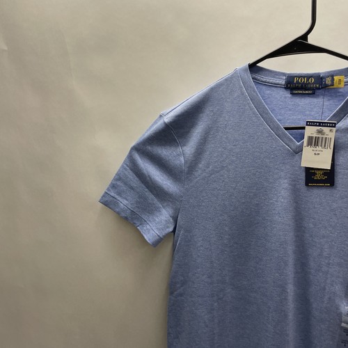 POLO RALPH LAUREN CUSTOM SLIM FIT V NECK T SHIRT Mens Small S/P - Picture 2 of 6
