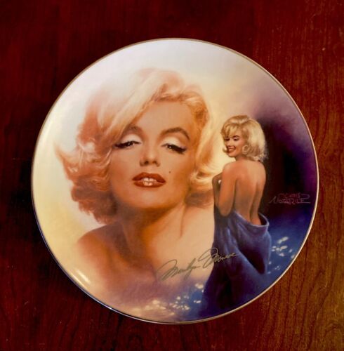 MARILYN MONROE COLLECTOR'S PLATE A GLIMMERING DREAM #1275A - Picture 2 of 3