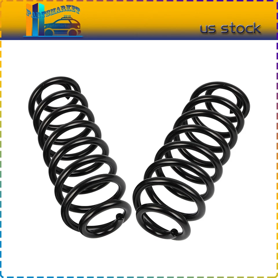 Juego de 1 par de muelles helicoidales traseros para Cadillac Escalade Chevrolet Avalanche Tahoe GMC Foto 4 de 4