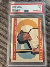 1960 Topps High #Ernie Banks #560 PSA 3 VG