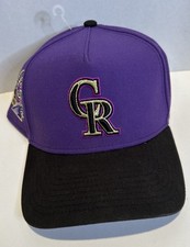 Colorado Rockies New Era SnapBack Baseball Hat 30th Anniversary Purple Black